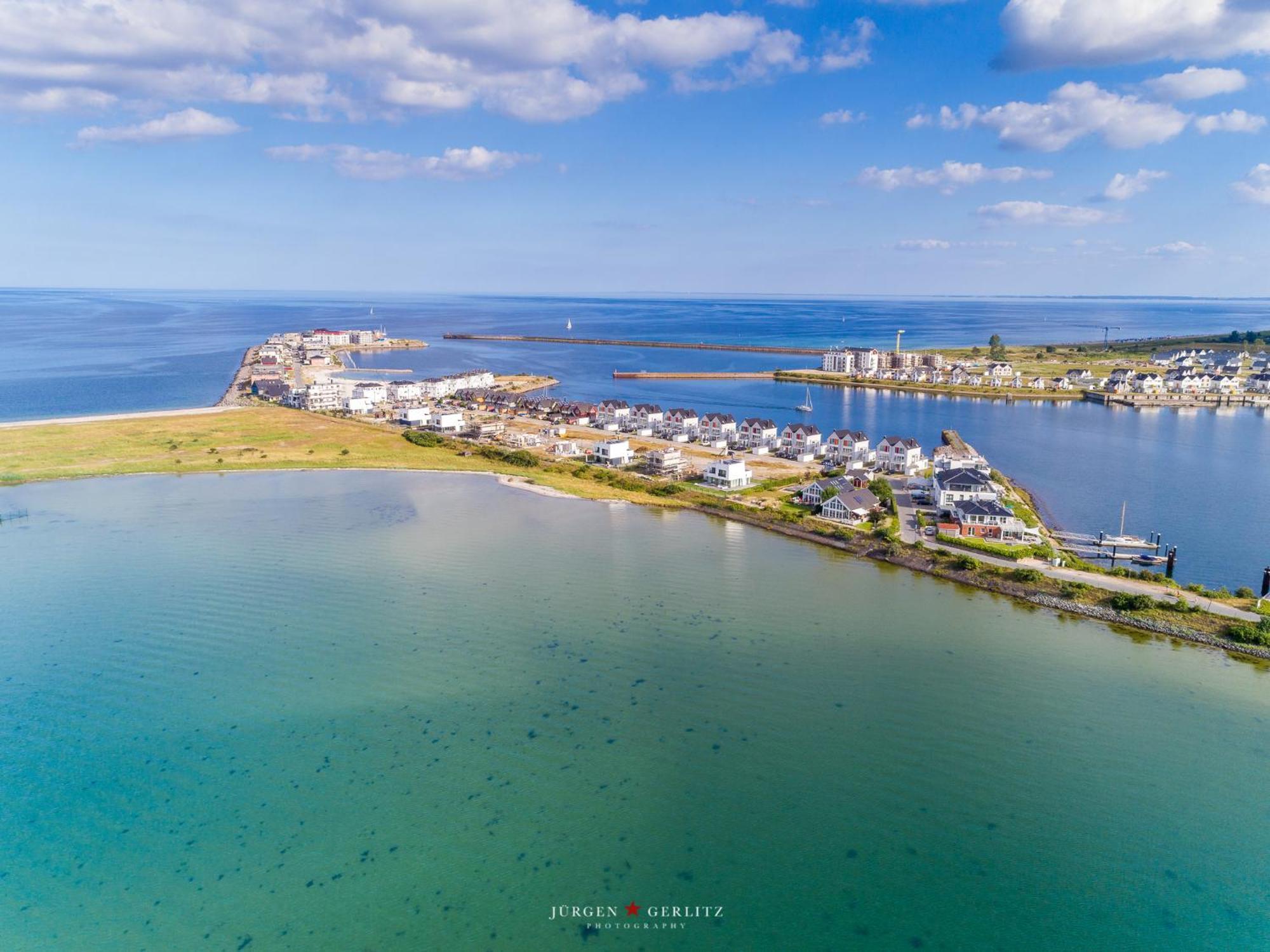 Brise- Direkt Am Wasser, Hafenblick, Fahrstuhl, Sauna, Ueberdachter Balkon Ольпениц Экстерьер фото