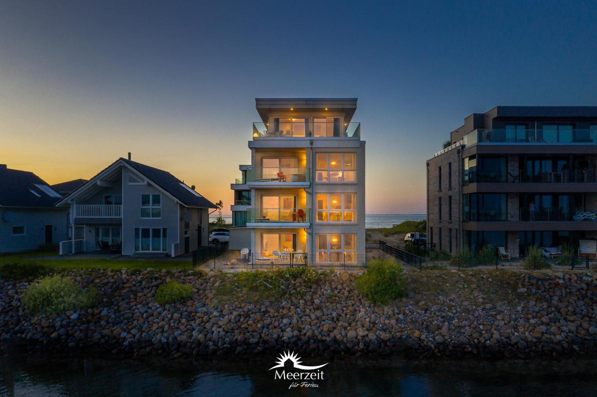 Brise- Direkt Am Wasser, Hafenblick, Fahrstuhl, Sauna, Ueberdachter Balkon Ольпениц Экстерьер фото
